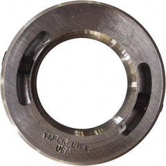 Taper Line - 1/2-20 Thread, Steel, One Piece Threaded Shaft Collar - 1-1/8" Outside Diam, 13/32" Wide - Americas Industrial Supply