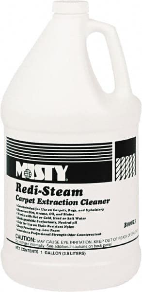 Misty - 1 Gal Bottle Carpet Cleaner - Pleasant Scent, Use on Carpet & Upholstery - Americas Industrial Supply