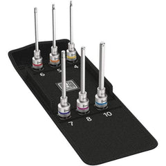 Wera - Hex & Torx Bit Socket Sets Type: Hex Bit Socket Set Drive Size: 1/2 - Americas Industrial Supply