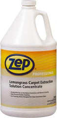 ZEP Commercial - 1 Gal Bottle Carpet Cleaner - Lemongrass Scent, Use on Carpet & Upholstery - Americas Industrial Supply