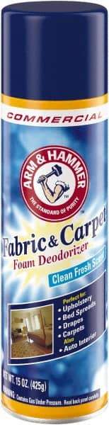Arm & Hammer - 15 oz Aerosol Carpet Deodorizer - Fresh Scent, Use on Carpet, Curtains & Fabrics - Americas Industrial Supply