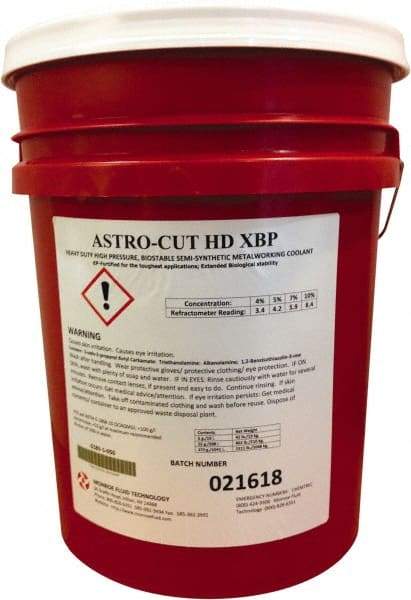 Monroe Fluid Technology - 5 Gal Pail Cutting & Grinding Fluid - Semisynthetic - Americas Industrial Supply