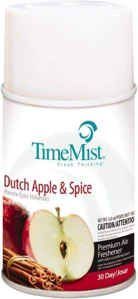 TimeMist - 6.6 oz Air Freshener Dispenser Canister Refill - Apple Spice, Compatible with TimeMist Metered Fragrance Dispensers - Americas Industrial Supply