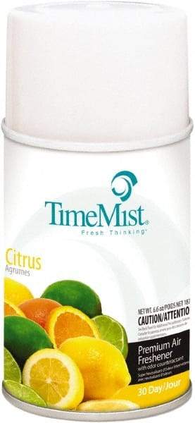 TimeMist - 6.6 oz Air Freshener Dispenser Canister Refill - Citrus, Compatible with TimeMist Metered Fragrance Dispensers - Americas Industrial Supply