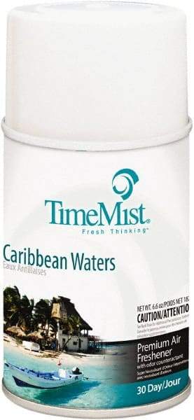 TimeMist - 6.6 oz Air Freshener Dispenser Canister Refill - Caribbean Waters, Compatible with TimeMist Metered Fragrance Dispensers - Americas Industrial Supply