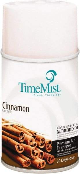 TimeMist - 6.6 oz Air Freshener Dispenser Canister Refill - Cinnamon, Compatible with TimeMist Metered Fragrance Dispensers - Americas Industrial Supply