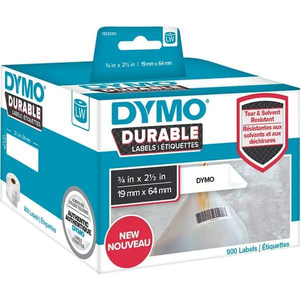 Dymo - Labels, Ribbons & Tapes Type: Barcode Labels Color: White - Americas Industrial Supply