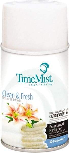 TimeMist - 6.6 oz Air Freshener Dispenser Canister Refill - Clean/Fresh, Compatible with TimeMist Metered Fragrance Dispensers - Americas Industrial Supply