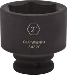 GearWrench - 3/4" Drive 2-3/16" Standard Impact Socket - 6 Points, 2-31/39" OAL - Americas Industrial Supply