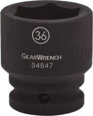 GearWrench - 3/4" Drive 47mm Standard Impact Socket - 6 Points, 2-15/34" OAL - Americas Industrial Supply