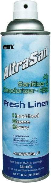 Misty - 10 oz Aerosol Can Air Freshener - Liquid, Fresh Linen Scent - Americas Industrial Supply