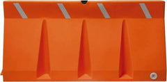 Diversified Plastics - Traffic Barricades Type: Traffic Barrier Barricade Height (Inch): 33-3/4 - Americas Industrial Supply