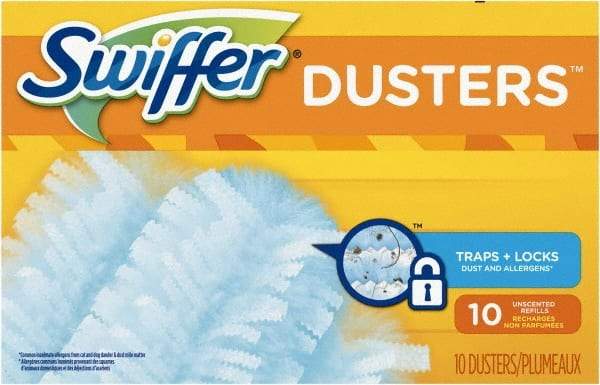 Swiffer - Replacement Fiber Duster - 6" OAL, Light Blue - Americas Industrial Supply