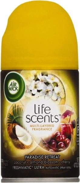 Air Wick - 6.17 oz Aerosol Can Air Freshener - Liquid, Paradise Retreat Scent, Environmentally Safe - Americas Industrial Supply