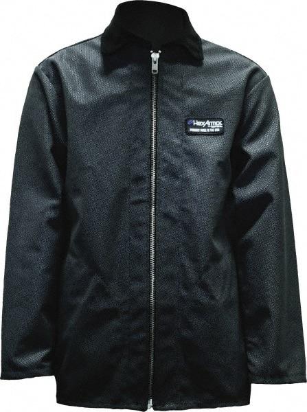 HexArmor - Size M Cut Resistant Jacket - Black, SuperFabric, Zipper Closure - Americas Industrial Supply