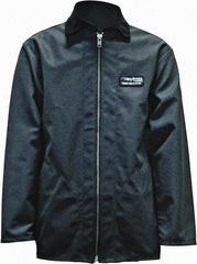 HexArmor - Size L Cut Resistant Jacket - Charcoal, SuperFabric, Zipper Closure, 53" Chest - Americas Industrial Supply