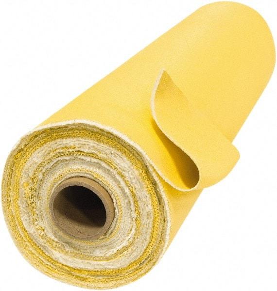 Steiner - 40" Wide x 0.05" Thick Acrylic Coated Fiberglass Welding Blanket - Gold, Grommet - Americas Industrial Supply