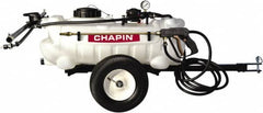 Chapin - 15 Gal Tow Behind Sprayer - Polyethylene Tank, 15' Reinforced Hose with Brass Wand - Americas Industrial Supply