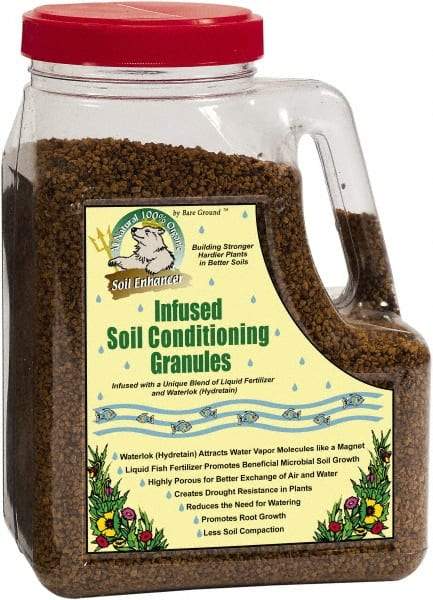 Bare Ground Solutions - 5lb Shaker Jug of Infused Soil Conditioning Granules - Just Scentsational\x92s Trident\x92s Pride soil conditioning granules are a small grained pumice that has been infused with an all-natural cold pressed fish hydrolysate - Americas Industrial Supply