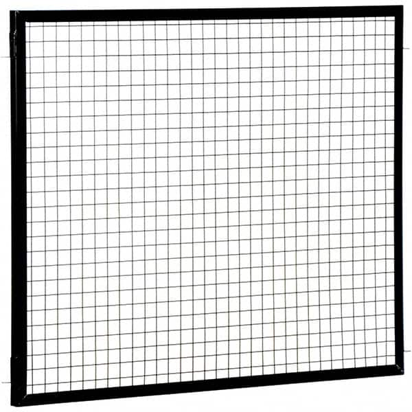 Vestil - 5' Long x 4' High, Black Hinged Door - Americas Industrial Supply