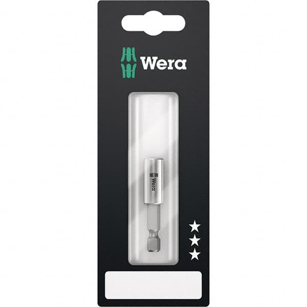 Wera - 1/4" Bit Holder - 1/4" Hex Drive, 8" OAL - Americas Industrial Supply