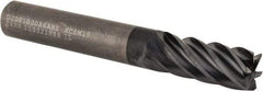 Kennametal - 12mm, 6 Flute, Single End, Solid Carbide, 0.75mm Corner Radius End Mill - 83mm OAL, 38° Helix, Right Hand Flute, 26mm LOC, Right Hand Cut - Americas Industrial Supply