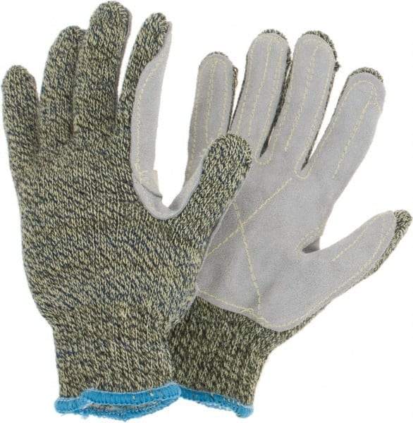 Sperian - Size Universal, ANSI Cut Lvl 4, Abrasion Lvl 6, Cut Resistant Gloves - Black/Gray/Yellow, Paired - Americas Industrial Supply