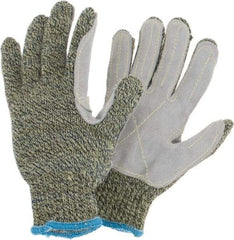 Sperian - Size Universal, ANSI Cut Lvl 4, Abrasion Lvl 6, Cut Resistant Gloves - Black/Gray/Yellow, Paired - Americas Industrial Supply