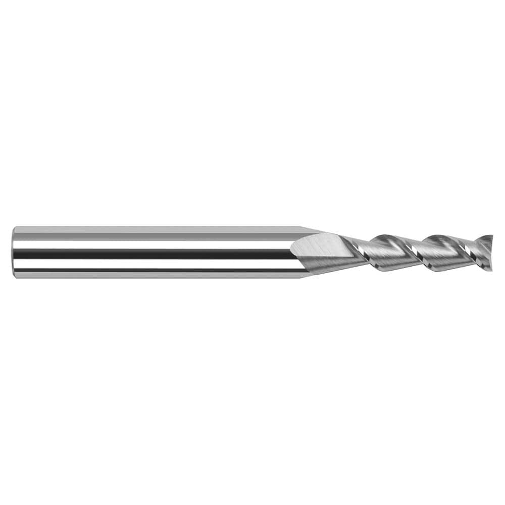 Harvey Tool - Square End Mills; Mill Diameter (Inch): 1/8 ; Mill Diameter (Decimal Inch): 0.1250 ; Length of Cut (Inch): 5/8 ; Length of Cut (Decimal Inch): 0.6250 ; Material: Solid Carbide ; Finish/Coating: Uncoated - Exact Industrial Supply