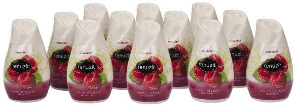 Renuzit - 7 oz Bottle Air Freshener - Gel, Raspberry Scent - Americas Industrial Supply
