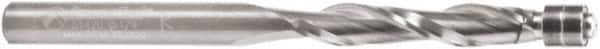 Amana Tool - 1/4" Cut Diam, 1-1/4" Length of Cut, 2 Flute Flush Trim Edge Profile Router Bit - Solid Carbide, 1/4" Shank Diam, 1-1/4" Shank Length, 3-5/16" OAL, Uncoated - Americas Industrial Supply