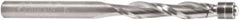 Amana Tool - 1/4" Cut Diam, 1-1/4" Length of Cut, 2 Flute Flush Trim Edge Profile Router Bit - Solid Carbide, 1/4" Shank Diam, 1-1/4" Shank Length, 3-5/16" OAL, Uncoated - Americas Industrial Supply