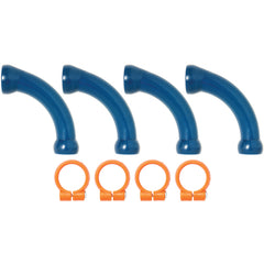 1/2″ Extended Elbows & Clamp 4 Piece - Coolant Hose System Component - Americas Industrial Supply