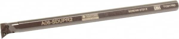 Sumitomo - 0.98" Min Bore Diam, 10" OAL, 3/4" Shank Diam, A-SDUP Indexable Boring Bar - DPMT 32.52 Insert, Screw Holding Method - Americas Industrial Supply