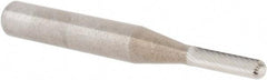 M.A. Ford - 1/8" Cut Diam, 1/4" Shank Diam, Cylinder with Radius Head Double Cut Burr - Carbide, Radius End, 1/2" LOC, 2" OAL - Americas Industrial Supply