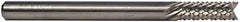 M.A. Ford - 3/64" Diam, 5/32" LOC, Fishtail Point End, Solid Carbide Diamond Pattern Router Bit - Right Hand Cut, 1-1/2" OAL, 1/8" Shank Diam, Use on Phenolic Epoxy, Non-Ferrous Materials, Abrasive Materials - Americas Industrial Supply