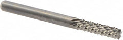 M.A. Ford - 1/8" Diam, 1/2" LOC, Burr End, Solid Carbide Diamond Pattern Router Bit - 1-1/2" OAL, 1/8" Shank Diam - Americas Industrial Supply