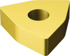 Sandvik Coromant - WNGA431 WH Grade 6050 Ceramic Turning Insert - TiN Finish, 80° Trigon, 1/2" Inscr Circle, 3/16" Thick, 1/64" Corner Radius - Americas Industrial Supply