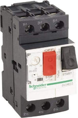 Schneider Electric - 25 Amp, 690 VAC at 50/60 Hz, 3 Pole, Bolt On, Clip Motor Circuit Breaker - Thermal Magnetic Trip, Multiple Breaking Capacity Ratings, 78mm Deep x 89mm High x 45mm Wide - Americas Industrial Supply