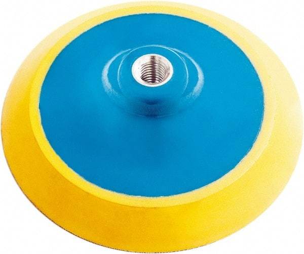 Tru-Maxx - 1" Diam Hook & Loop Disc Backing Pad - 1/4" Shank Diam, Medium Density, 18,000 RPM - Americas Industrial Supply