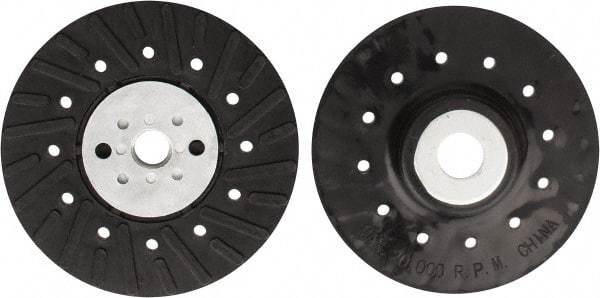 Tru-Maxx - 4-1/2" Diam Locking Nut Disc Backing Pad - Hard Density, 13,000 RPM - Americas Industrial Supply