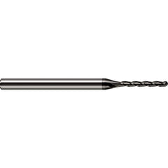 Harvey Tool - 1/16" Diam, 1/2" LOC, 3 Flute Solid Carbide Ball End Mill - Exact Industrial Supply