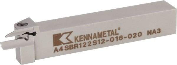 Kennametal - A4SB, External, Right Hand, 14mm Max Depth of Cut, 3mm Min Groove Width, Indexable Grooving Tool Holder - A4G0300M3SP04B Insert Compatibility, 20mm Shank Height, 20mm Shank Width, 125.3mm OAL - Americas Industrial Supply