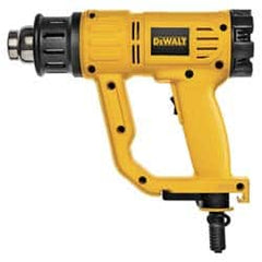 DeWALT - 120 to 1,100°F Heat Setting, 16 CFM Air Flow, Heat Gun - 120 Volts, 13 Amps, 1,550 Watts, 10' Cord Length - Americas Industrial Supply