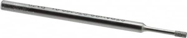 Strauss - 1/8" Head Thickness CBN Grinding Pin - 1/8" Shank Diam x 2" Shank Length, (170 Mesh Grit) - Americas Industrial Supply
