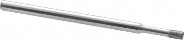 Strauss - 0.157" Head Thickness CBN Grinding Pin - 1/8" Shank Diam x 2" Shank Length, (170 Mesh Grit) - Americas Industrial Supply