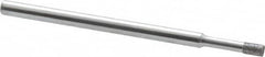 Strauss - 0.157" Head Thickness CBN Grinding Pin - 1/8" Shank Diam x 2" Shank Length, (170 Mesh Grit) - Americas Industrial Supply