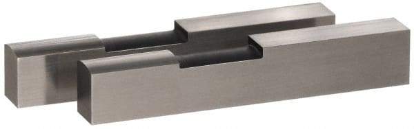 SPI - 2.945 Inch Overall Length, 0.512 Inch Jaw Thickness, 0.5 Inch Radius, Gage Block Cylindrical Jaws - Radius 0.00003 Inch, Pair 0.00004 Inch Accuracy, Sold As Pair, For Use with Rectangular Gage Blocks, 2 Pieces - Americas Industrial Supply