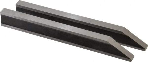 SPI - 6 Inch Overall Length, 0.75 Inch Jaw Thickness, Gage Block Bevel End Jaws - Flatness per 2 Inch +/-0.00002 Inch Accuracy, Sold As Pair, For Use with Rectangular Gage Blocks, 2 Pieces - Americas Industrial Supply