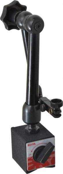 SPI - 180 Lb Magnetic Force, Fine Adjustment Indicator Positioner & Holder with Base - Articulated Arm, Rectangular Base, 2.17" Base Height, 2.36" Base Length, 2" Base Width - Americas Industrial Supply